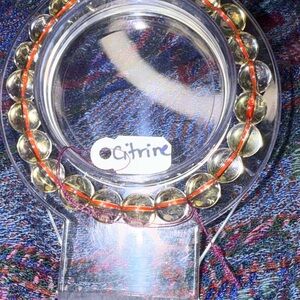 High quality Citrine Beaded Bracelet